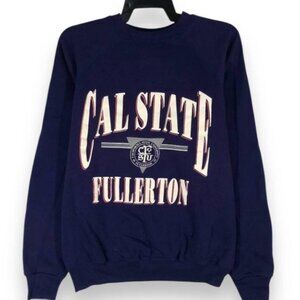 Cal State Fullerton California State University Pullover shirt sweatshirt navy